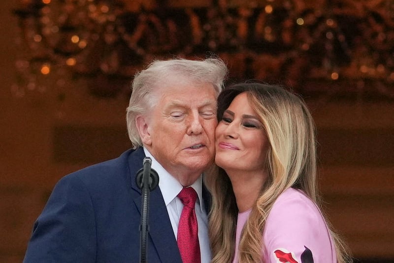 Melania and Trump
