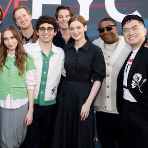 SATURDAY NIGHT LIVE -- "SNL FYC Event" -- Pictured: (l-r) Sarah Sherman, Kam Patterson, Ben Marshall, Chloe Fineman, Andrew Dismukes, Veronika Slowikowska, James Austin Johnson, Marcello Hernandez, Tommy Brennan, Ashley Padilla, Kenan Thompson, Bowen Yang at The Saban Media Centre in North Hollywood, CA on June 1, 2026 -- (Photo by: Griffin Nagel/NBC via Getty Images)