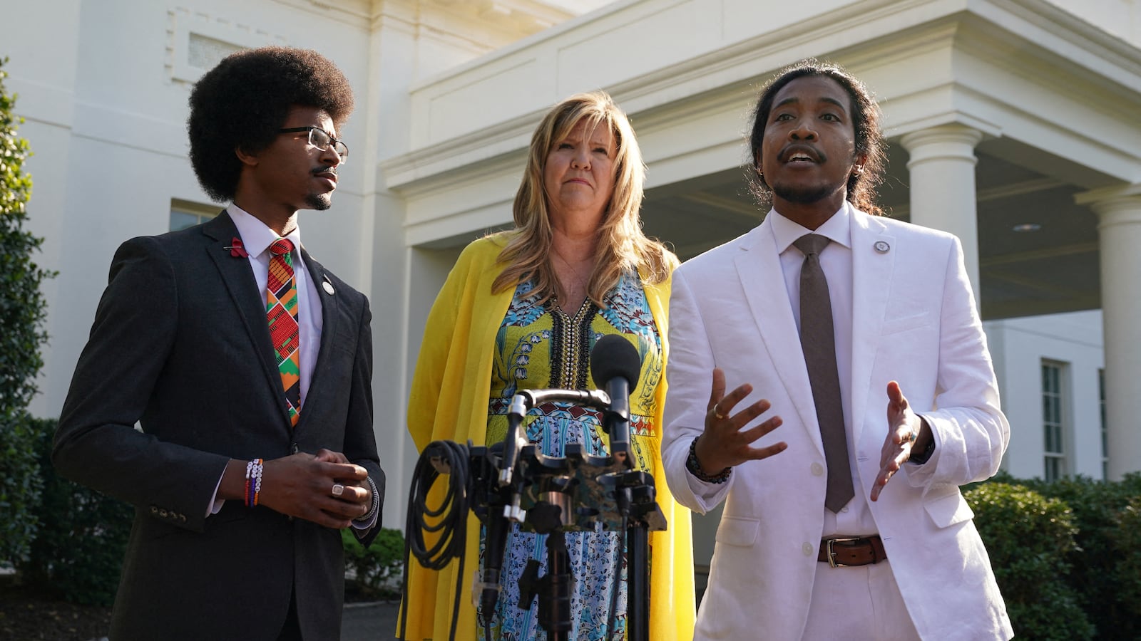 Justin Pearson and Justin Jones, Gloria Johnson