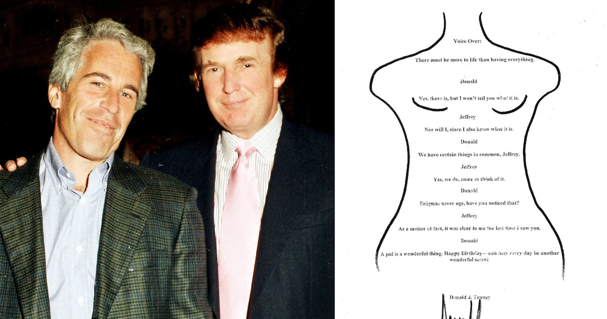 Trump’s Filthy Birthday Letter to Epstein Revealed