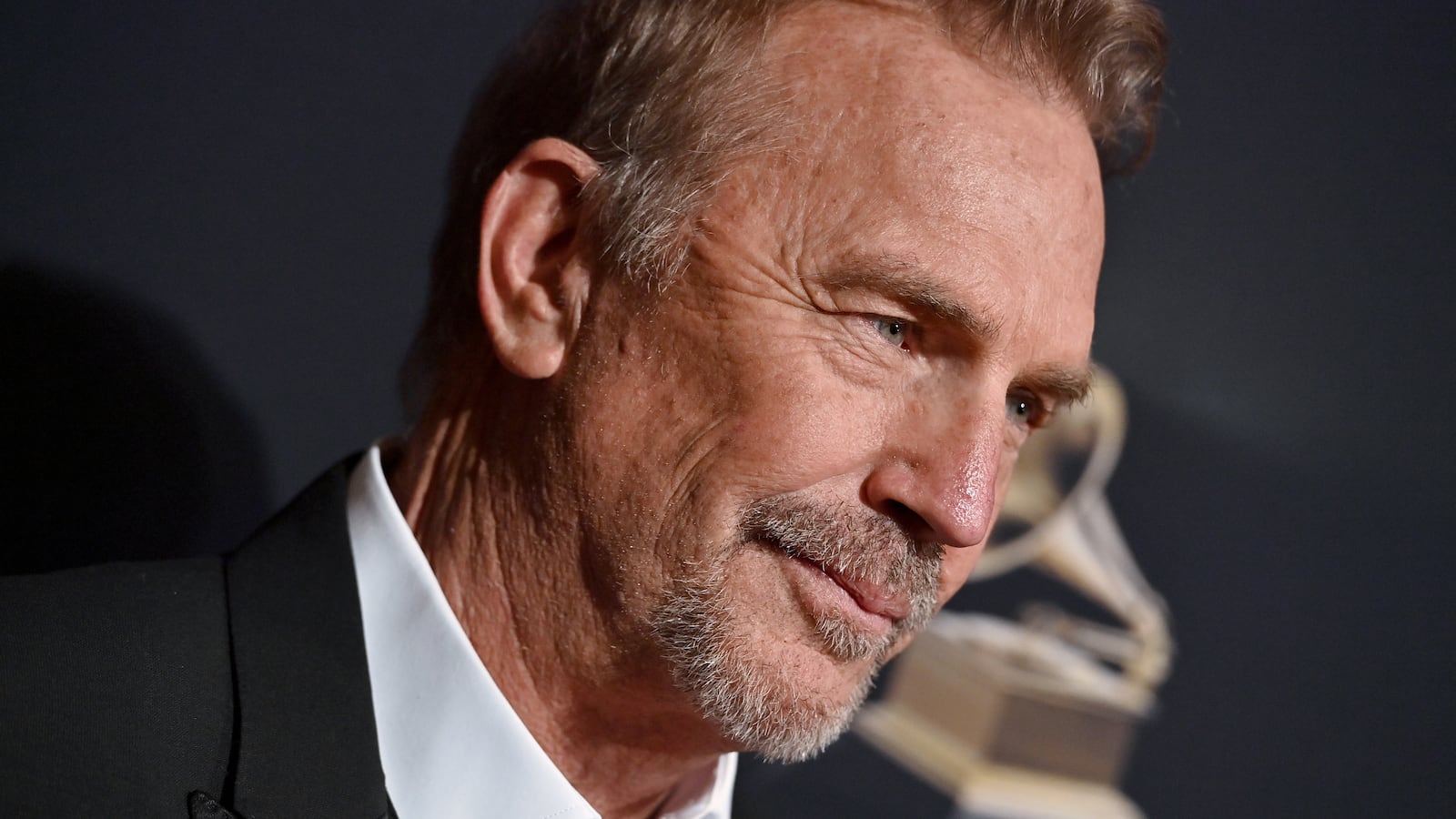 Kevin Costner attends the Pre-GRAMMY Gala & GRAMMY Salute to Industry Icons at The Beverly Hilton on February 04