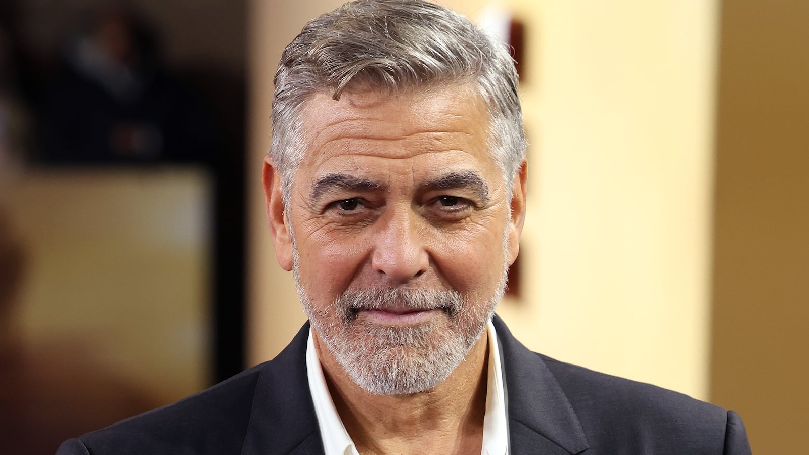 George Clooney attends the UK premiere of “The Boys In The Boat” at Curzon Cinema Mayfair on December 03, 2023 in London, England.