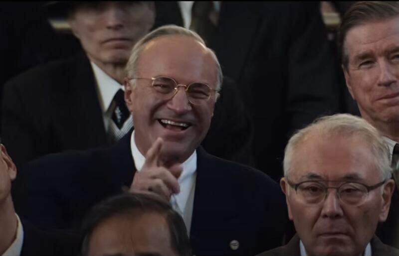 Kevin O'Leary in "Marty Supreme"