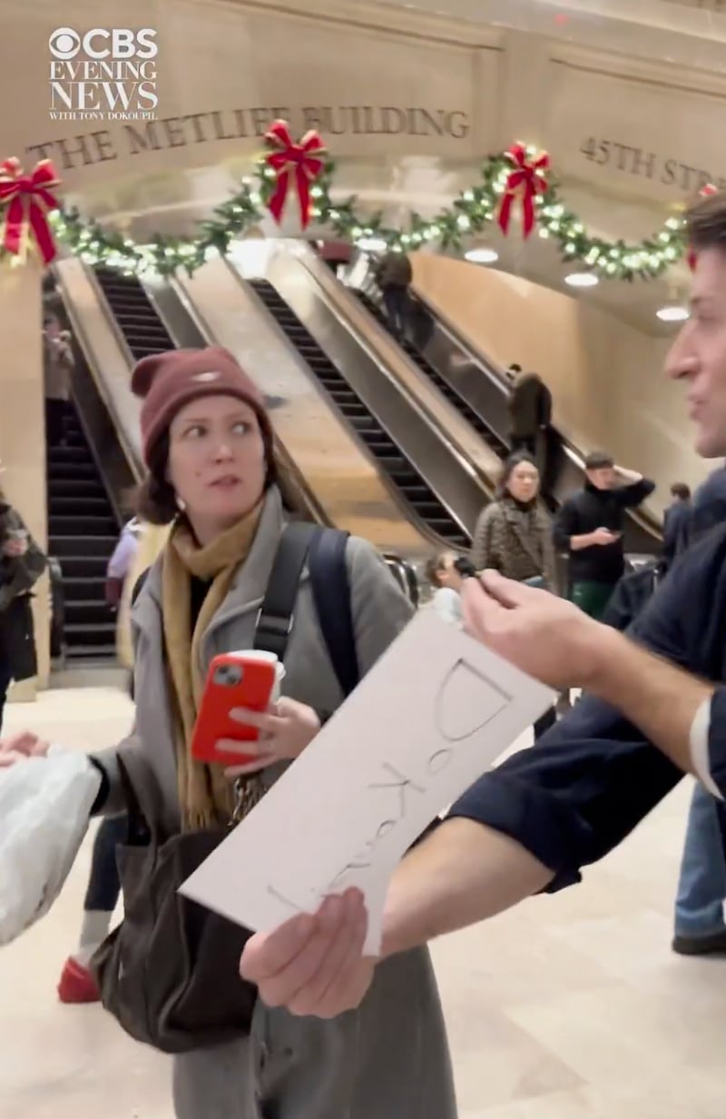 Screenshot from CBS's Tony Dokoupil Grand Central Video