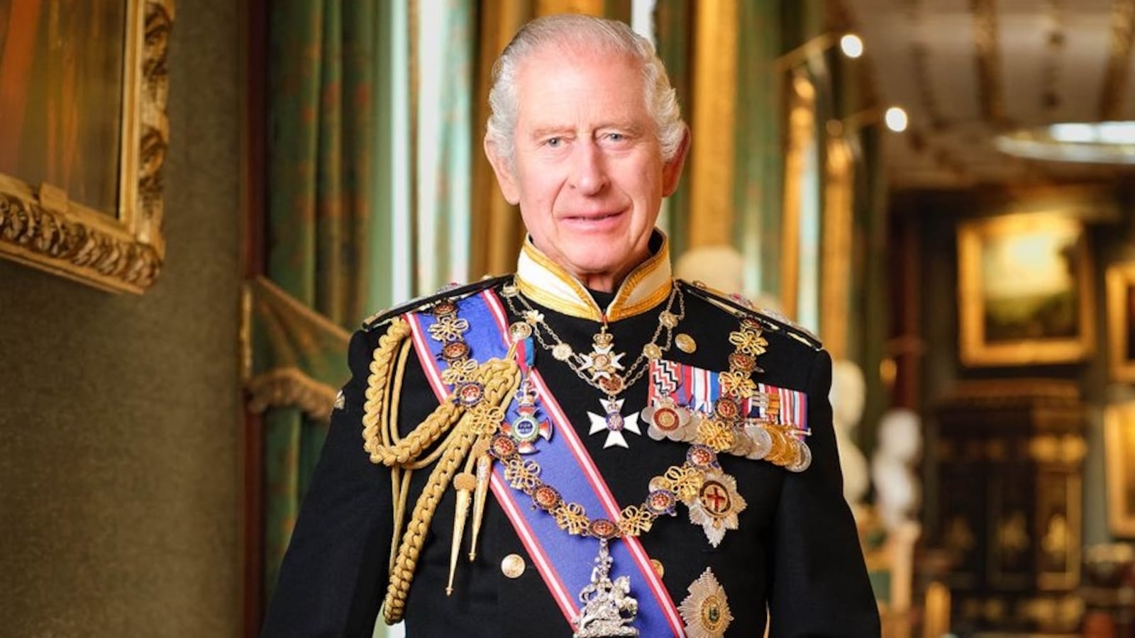 A free portrait of King Charles was widely snubbed in Britain.