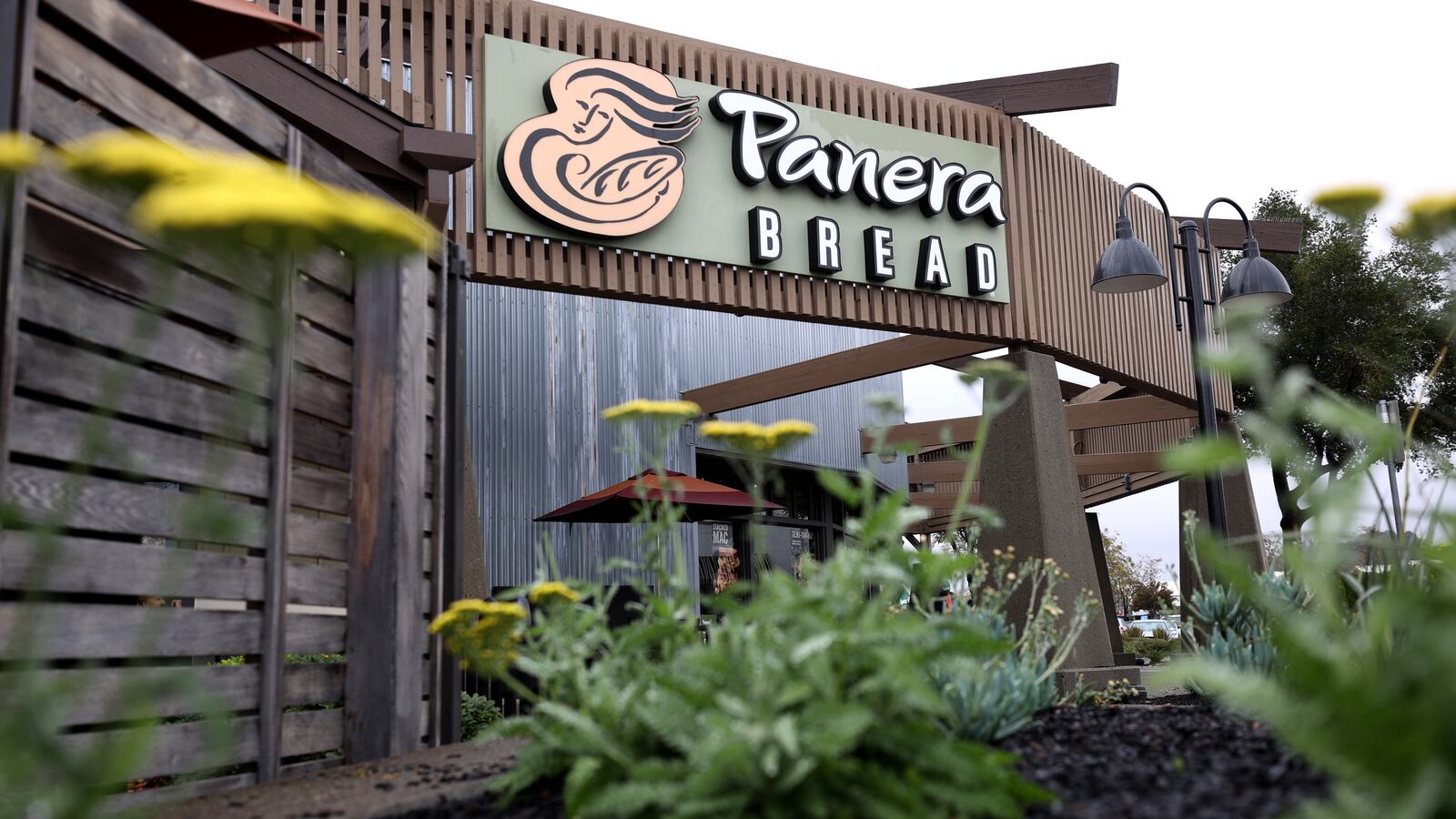 Panera Bread sign California.