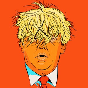 Donald Trump looking disheveled