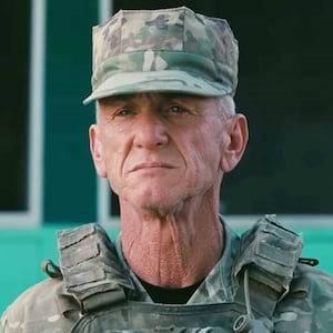 Sean Penn in "One Battle After Another"