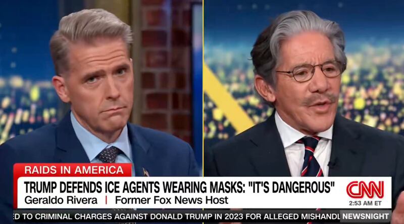 Scott Jennings gives a pithy look to camera on CNN.