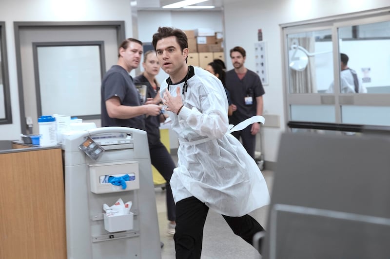 Patrick Ball in "The Pitt."