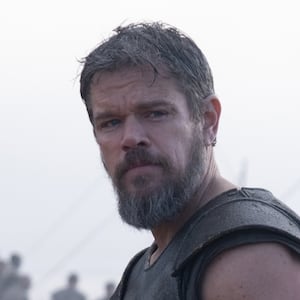 Matt Damon is Odysseus in THE ODYSSEY, written, produced, and directed by Christopher Nolan.