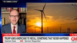 Daniel Dale speaks on CNN.