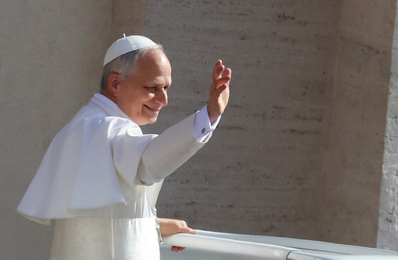 Pope Leo XIV has been a strong critic of the war with Iran. REUTERS/CLAUDIA GRECO.