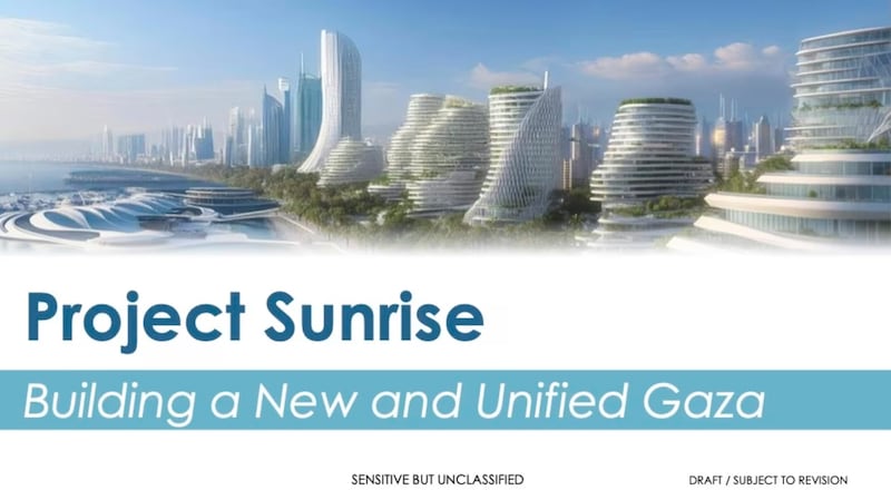 Slide 1 of the "Project Sunrise" PowerPoint.