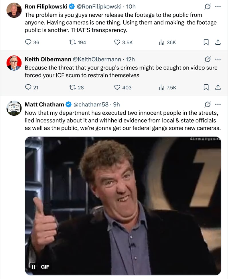 Hardly anybody believed Noem's promise on X, given her track record.