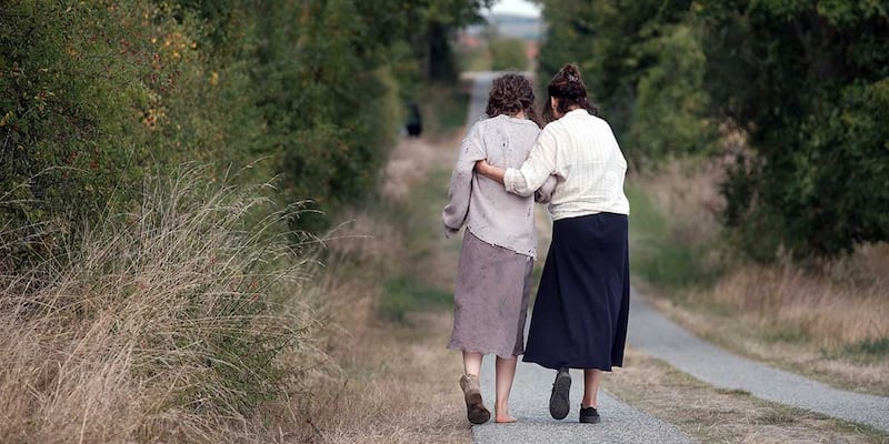 Paula Beer and Barbara Auer