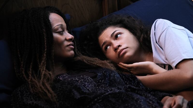 Nika King and Zendaya in “Euphoria”