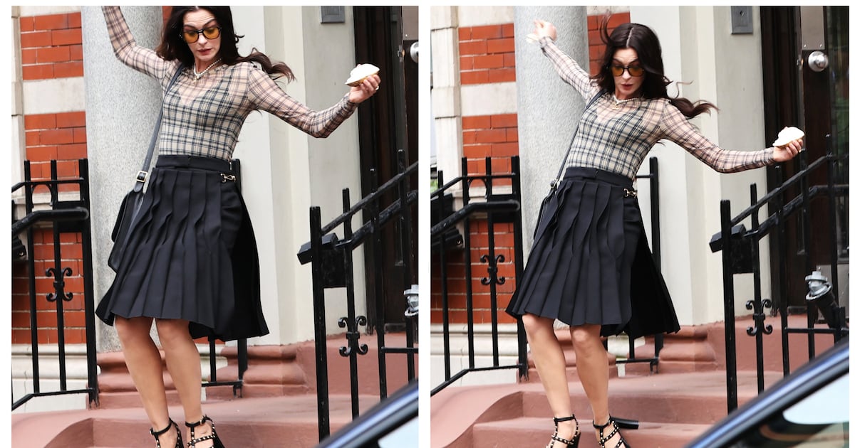 Anne Hathaway stürzt beim Dreh von „Der Teufel trägt Prada 2“ die Treppe ...