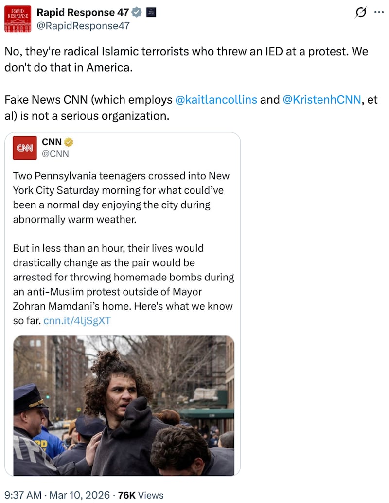 Rapid Response 47 on X