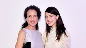 Andie MacDowell and Margaret Qualley attend COS, and Margaret Qualley celebrates L.A. Dance Project's L.A. Dances at L.A. Dance Project on September 21, 2019, in Los Angeles, California.