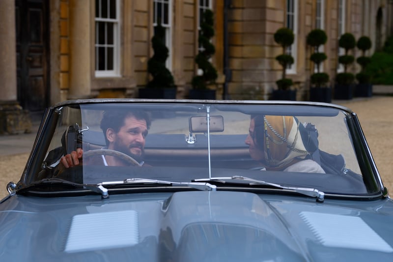 Kit Harington and Marisa Abela