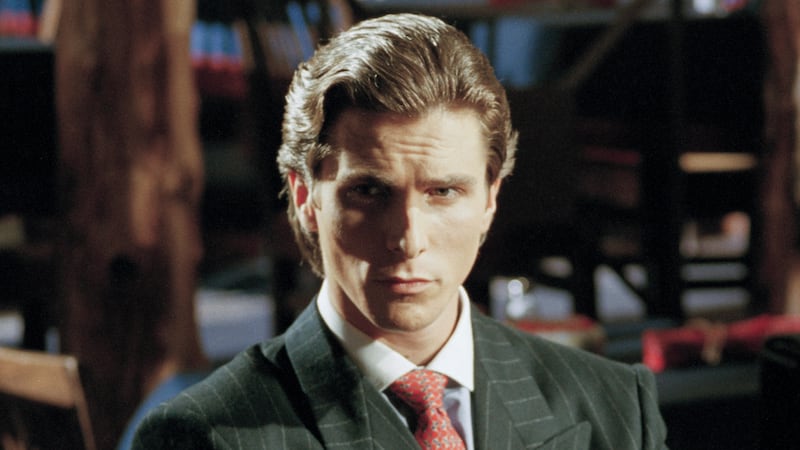 Welsh actor Christian Bale on the set of American Psycho, based on the novel by Bret Easton Ellis and directed by Canadian Mary Harron. (Photo by Eric Robert/Sygma/Sygma via Getty Images)