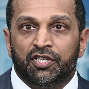 FBI Director Kash Patel speaks during the press briefing in the Brady Briefing Room of the White House in Washington, DC, on November 12, 2025. (Photo by Brendan SMIALOWSKI / AFP) (Photo by BRENDAN SMIALOWSKI/AFP via Getty Images)
