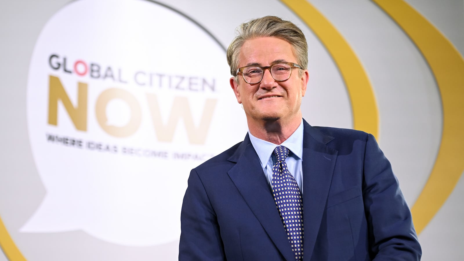 Joe Scarborough speaks at the Global Citizen NOW Summit.