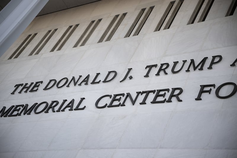 A view of the John F. Kennedy Center for the Performing Arts which was recently renamed the Donald J. Trump and John F. Kennedy Memorial Center for the Performing Arts in Washington, DC on December 29, 2025.