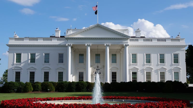 The White House is seen on June 7, 2025 in Washington, D.C.