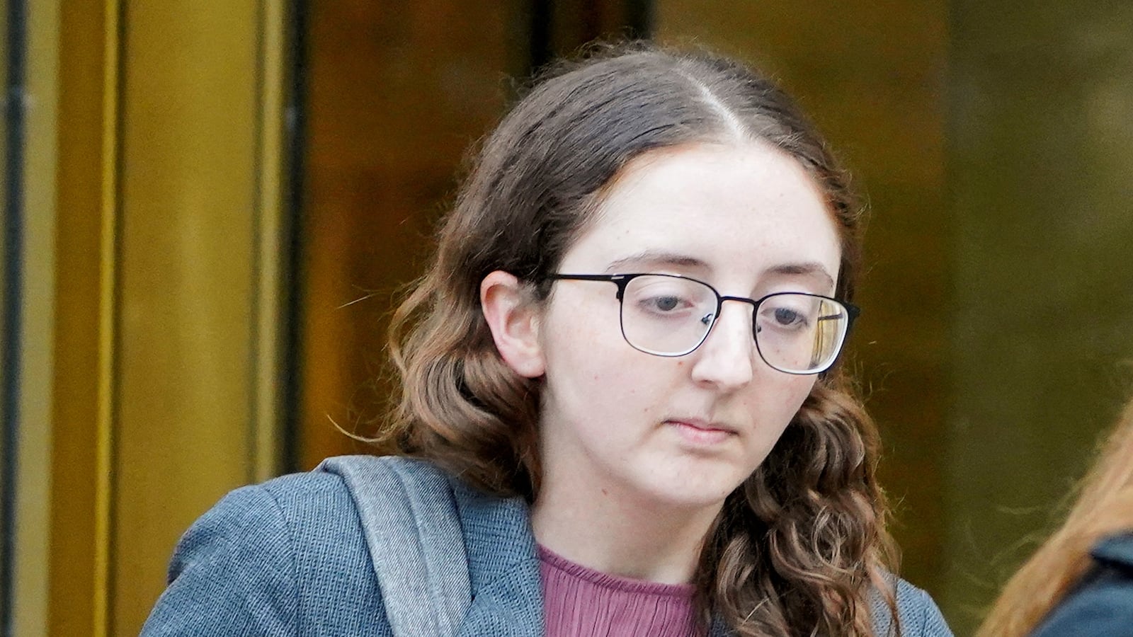 Caroline Ellison departs Sam Bankman-Fried’s trial.