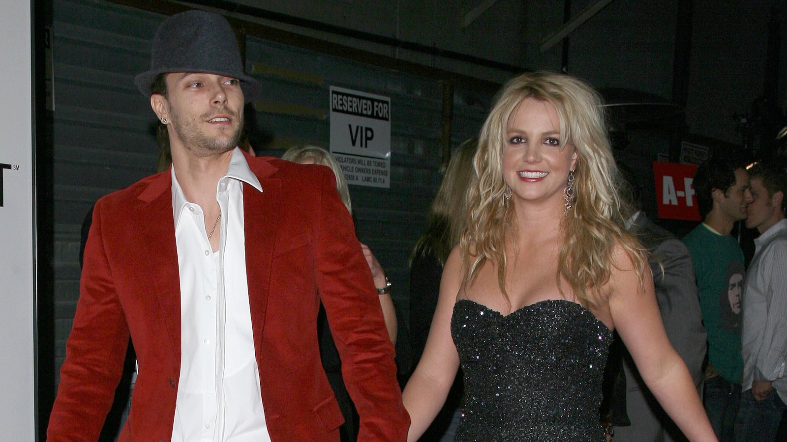 Kevin Federline and Britney Spears during Rolling Stone/Verizon Wireless Pre-GRAMMY Concert with Kanye West - Arrivals at Spider at Avalon in Los Angeles, California, United States.