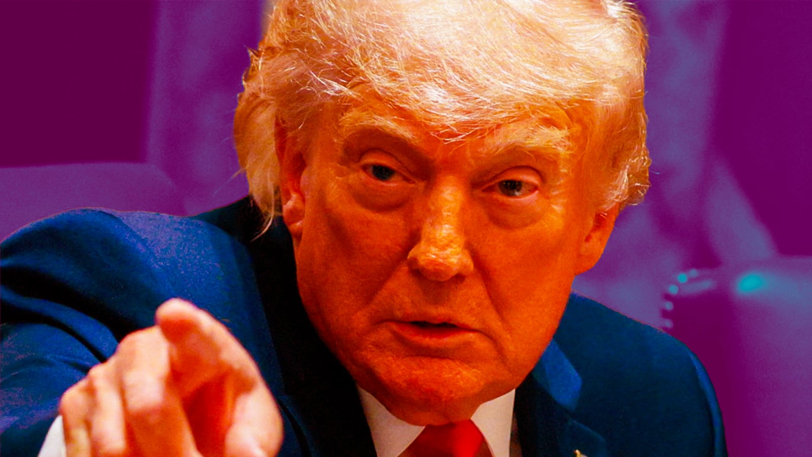 Donald Trump photo illustration, illo