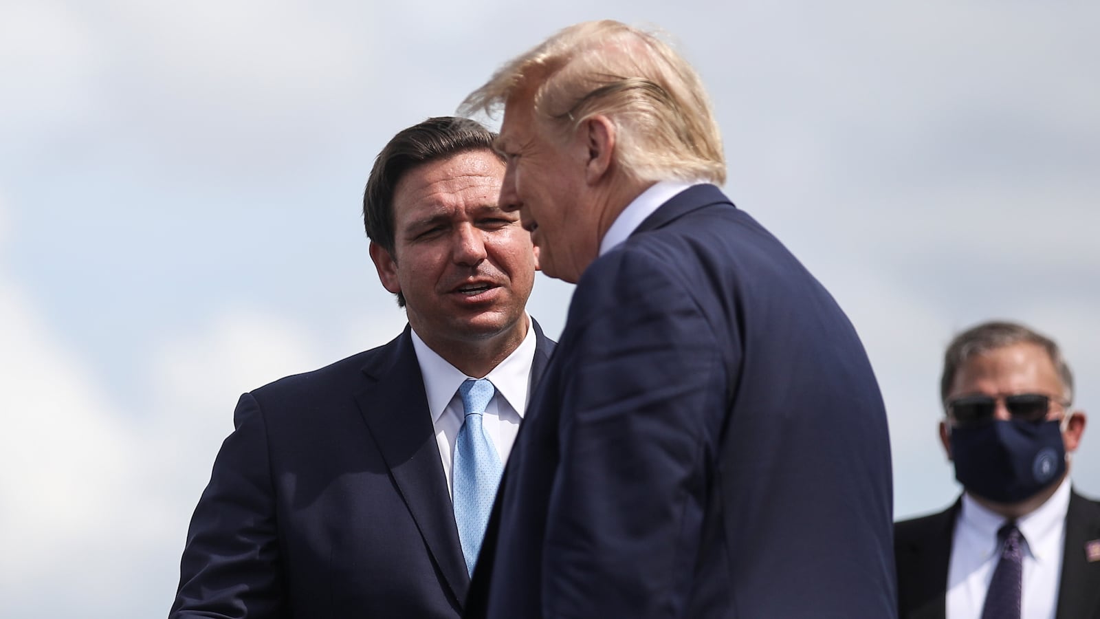 Donald Trump and Florida Governor Ron Desantis