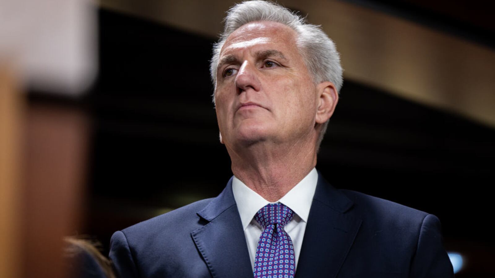 House Minority Leader Kevin McCarthy (R-CA) speaks at a House GOP leadership press conference on government funding on December 14th, 2022 in Washington, DC.