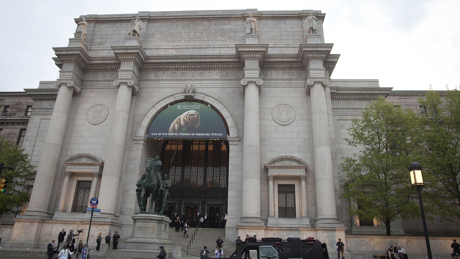 A photo of The American Museum of Natural History in New York.