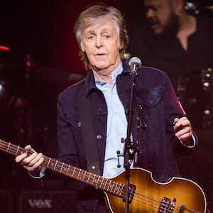 Paul McCartney performs live at The O2 Arena on December 16, 2018, in London, England.