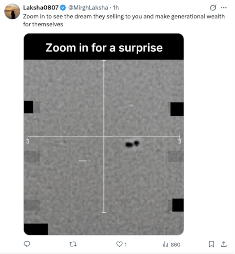Comments replying to the White House X account.