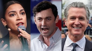 AOC Ossoff Newsom