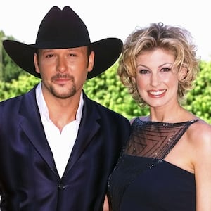 Country music stars Faith Hill and Tim McGraw arrive May 5 at the Country Music Awards in Los Angeles. Hill leads all the stars with six nominations.