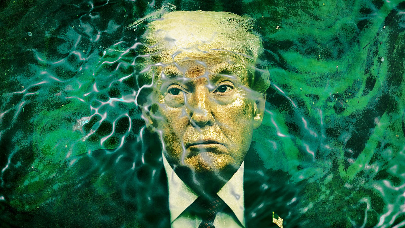 Trump underwater.