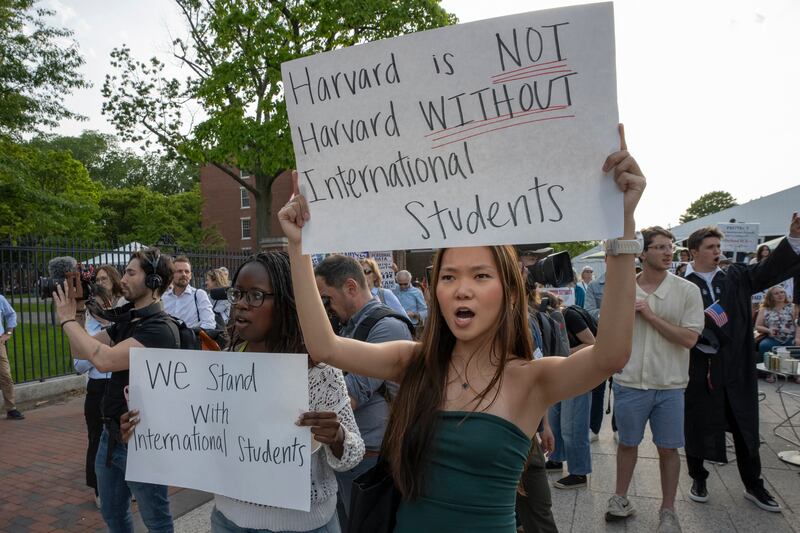Harvard protestors