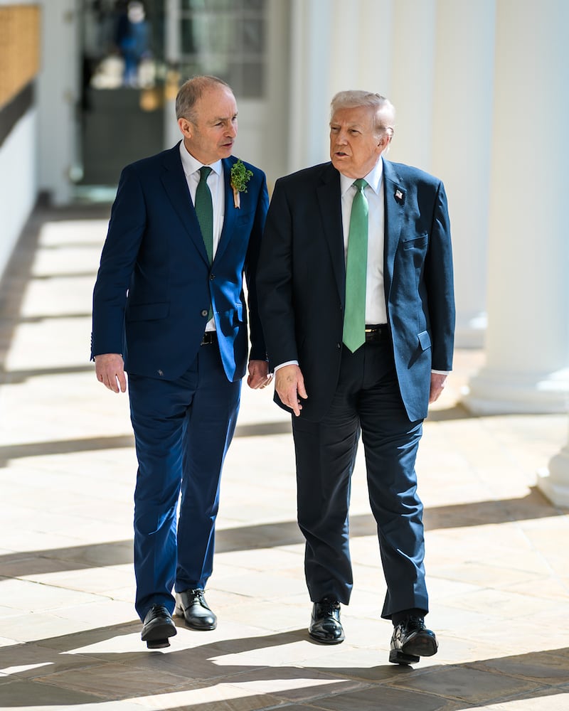 Martin and Trump at the White House.