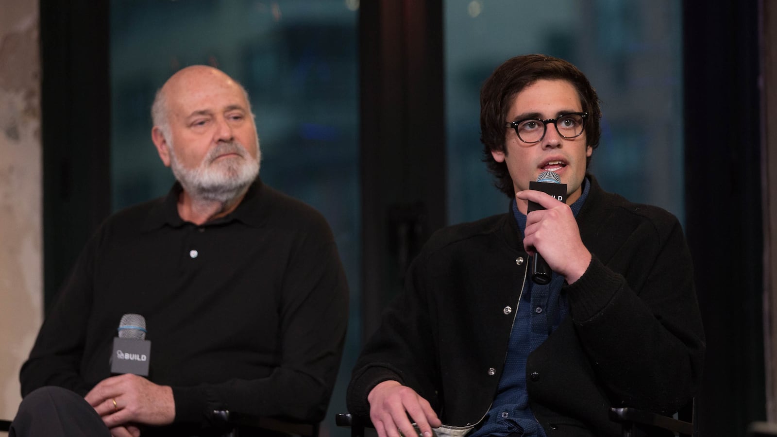 Nick Reiner and his father