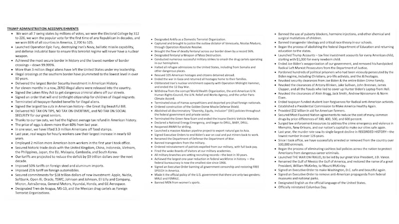 donald trump truth social accomplishments