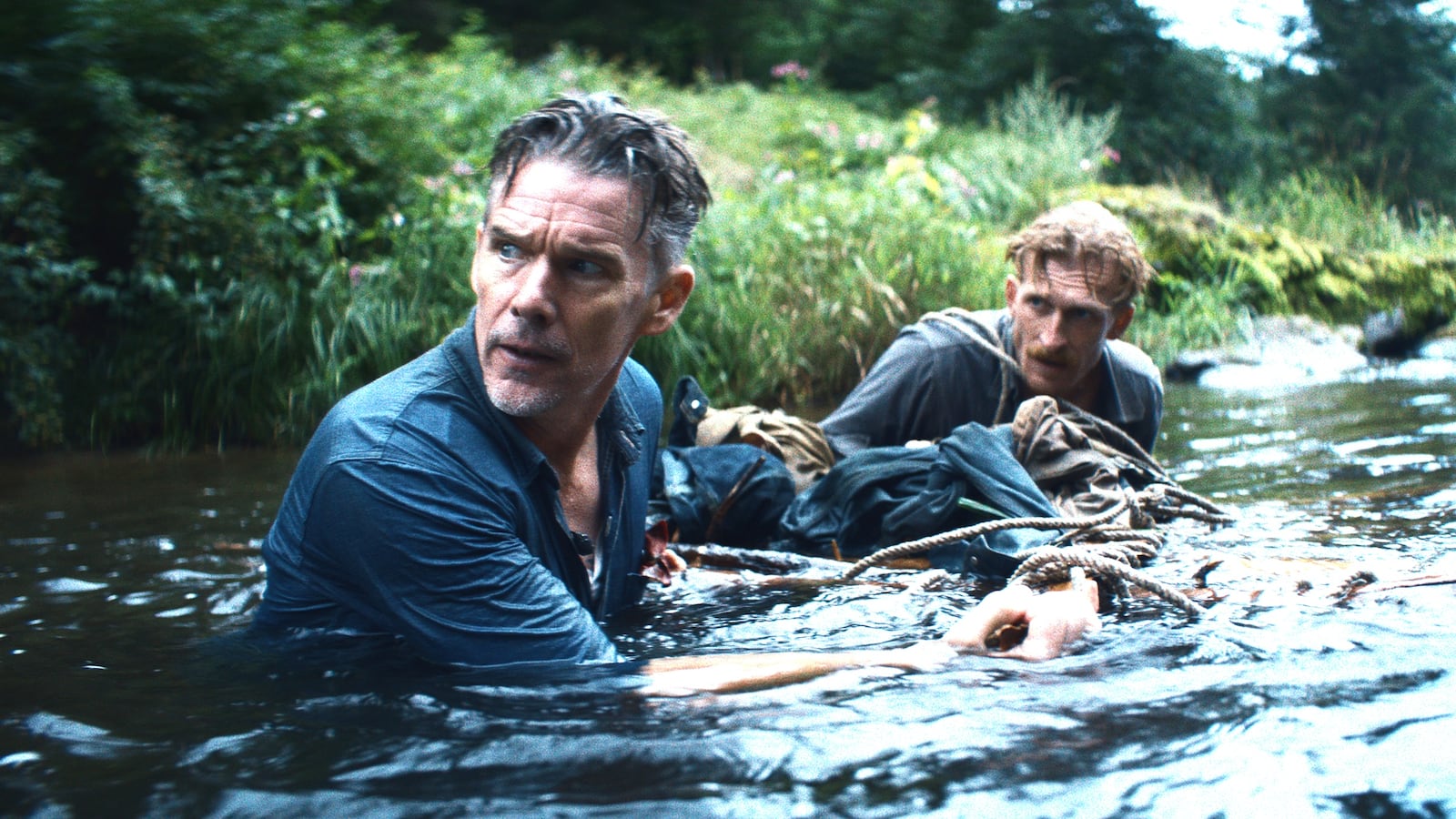 Ethan Hawke and Austin Amelio appear in The Weight by Padraic McKinley, an official selection of the 2026 Sundance Film Festival. Courtesy of Sundance Institute | photo by Matteo Cocco