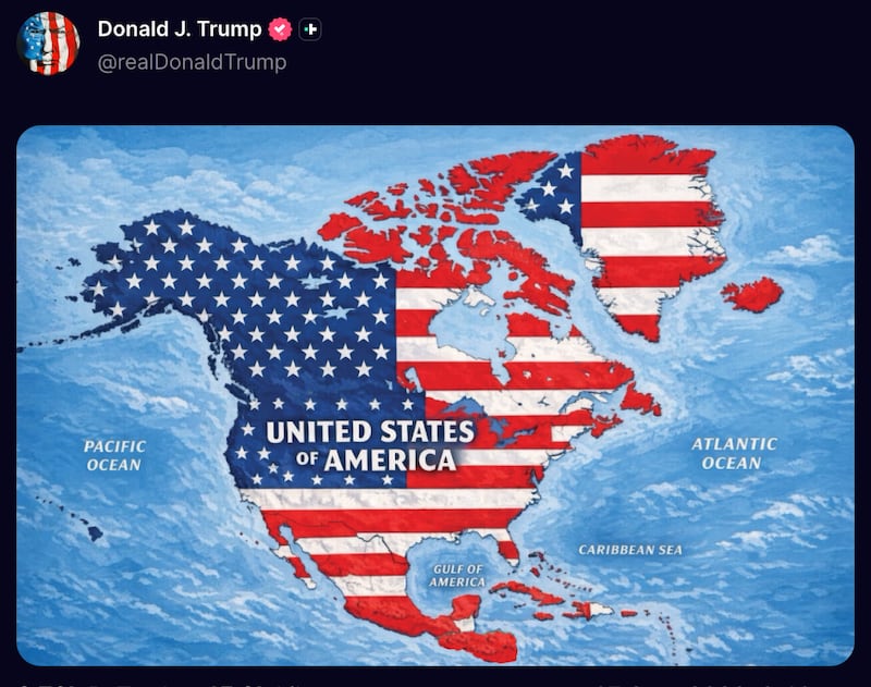 He shared this map right after.