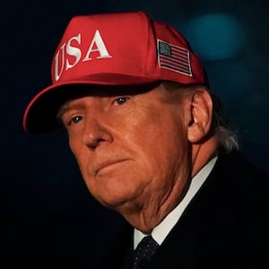 U.S. President Donald Trump returns to the White House, after Israel and the U.S. launched strikes on Iran, in Washington, D.C., U.S., March 1, 2026. REUTERS/Nathan Howard