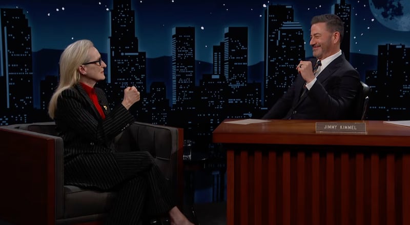 Meryl Streep on "Jimmy Kimmel Live!"