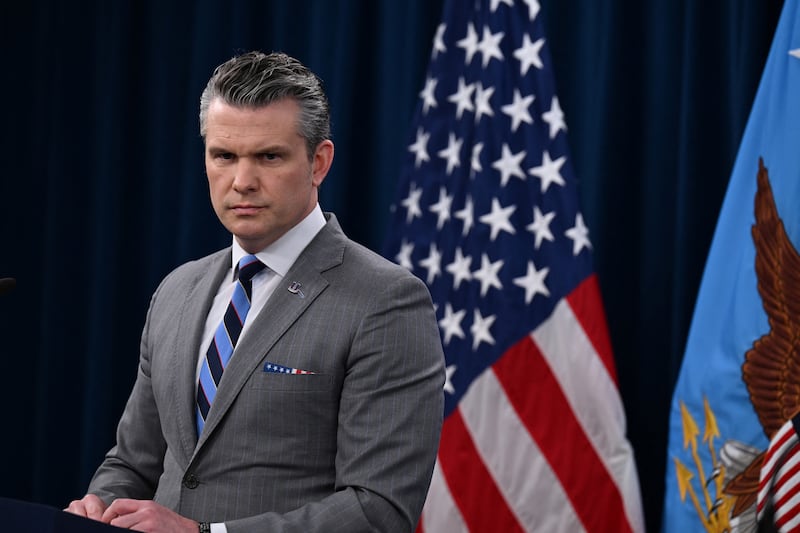 Defense Secretary Pete Hegseth has drawn the ire of some Republicans on Capitol Hill over recent personnel changes. Photo by ANNABELLE GORDON / AFP via Getty Images.